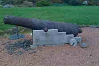 Portencross galleon cannon