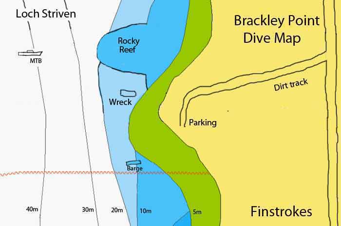 brackly point dive map